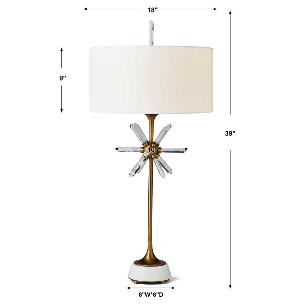 Lámpara de Mesa de Cuarzo Estrella