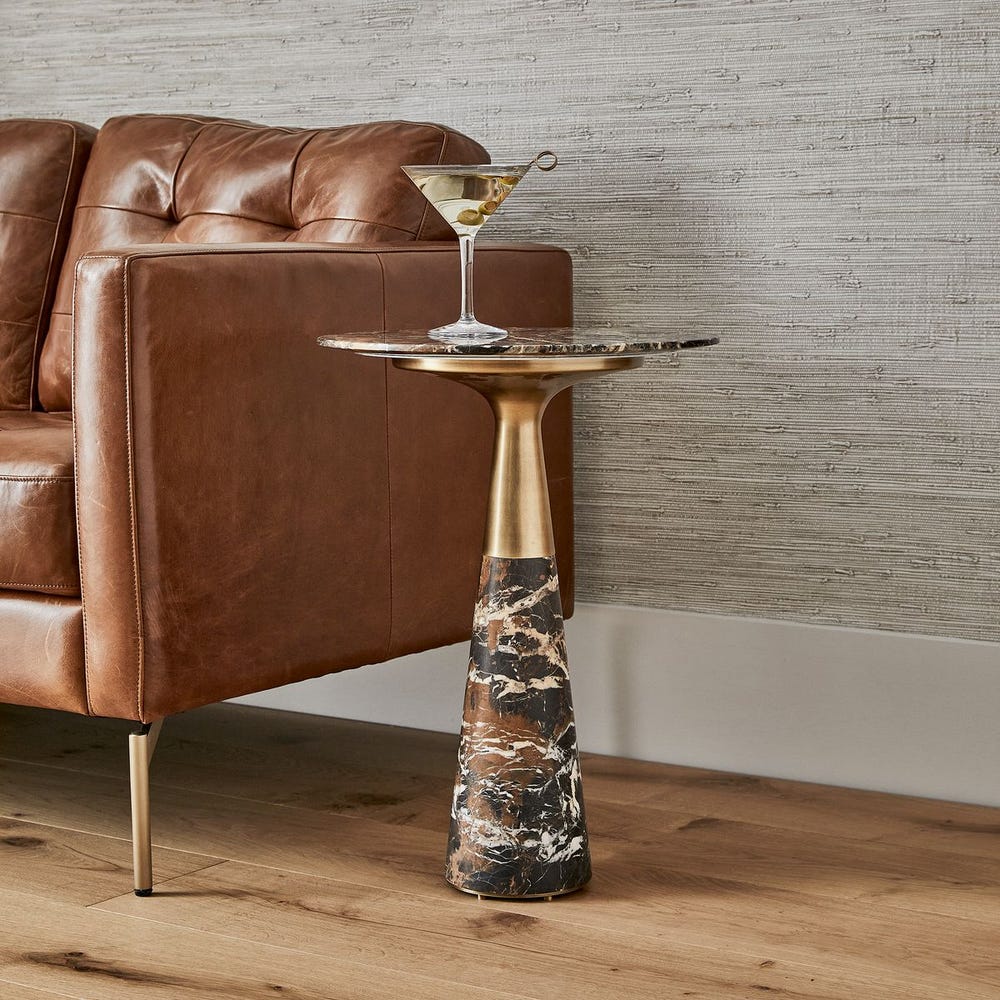 Mesa Ocasional Pier , Mármol Michelangelo