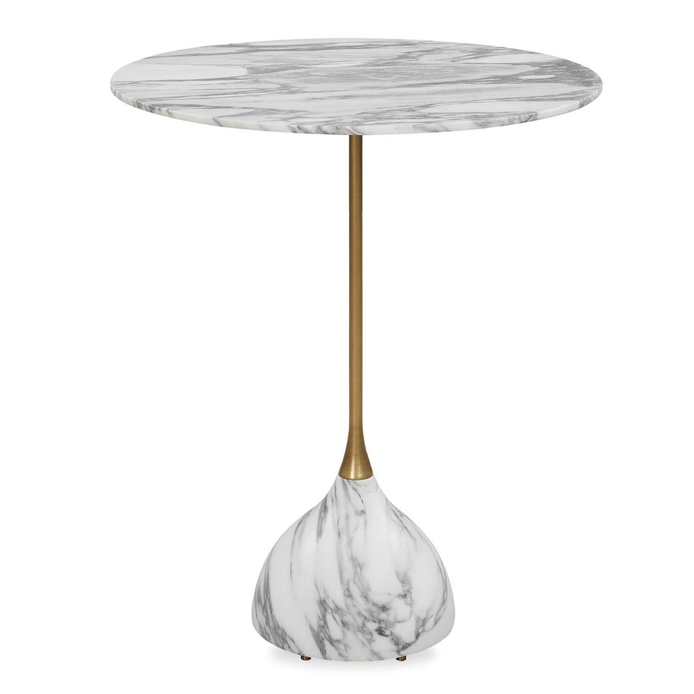 Mesa Ocasional Kiss - Mármol Arabescato