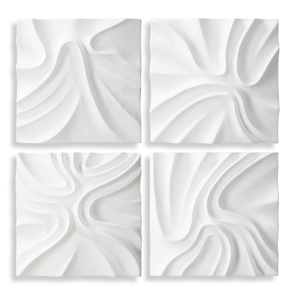Decoración de Pared Snowdrift, Set 4