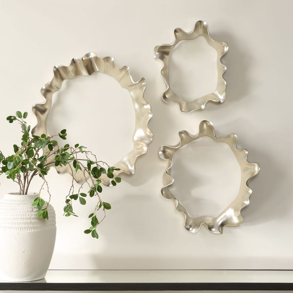 Decoración de Pared con Efecto Ondulado,  Set de 3