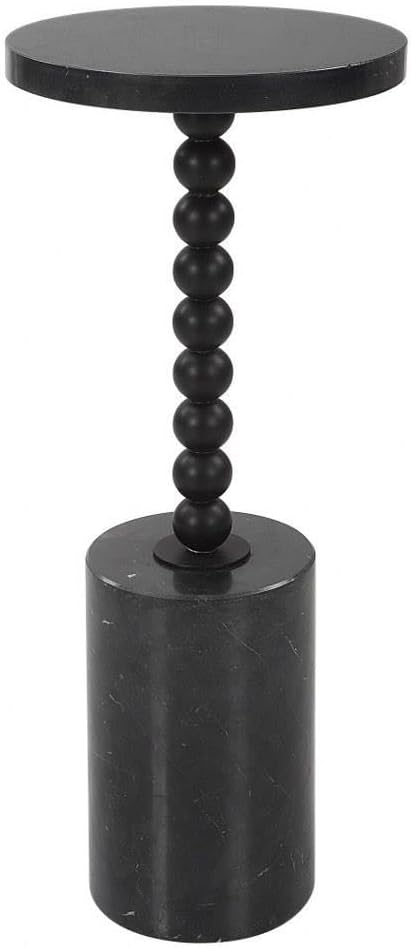 Mesa Ocasional en Mármol Negro