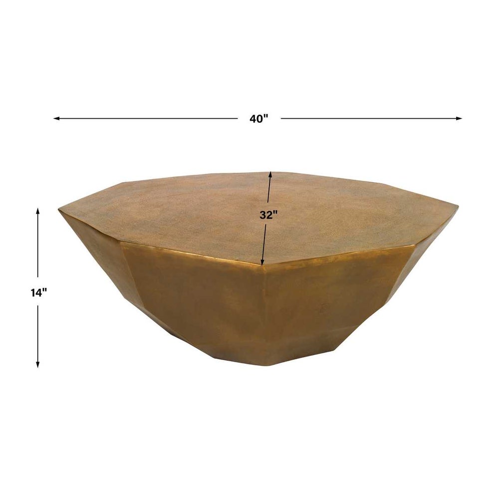 Mesa de centro Cathena - Latón Grande