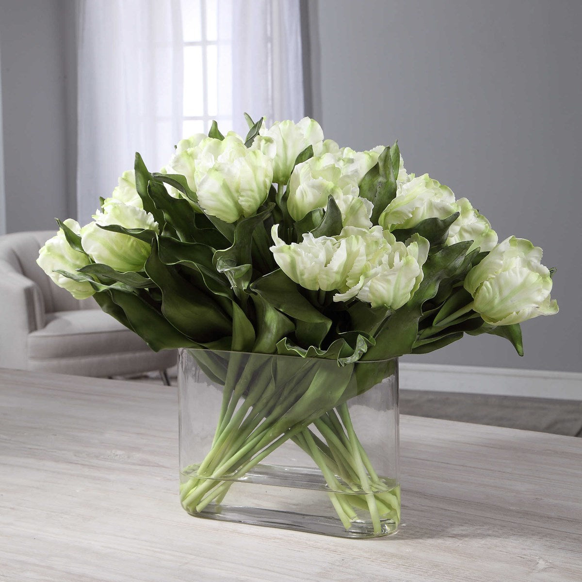 Centro de mesa Decorativo de Tulipanes