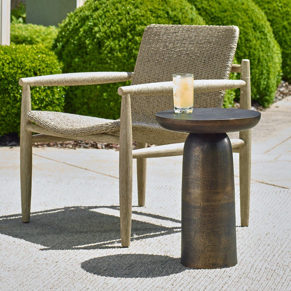 Mesa Ocasional de Exterior Joppa - Bronce Oscuro